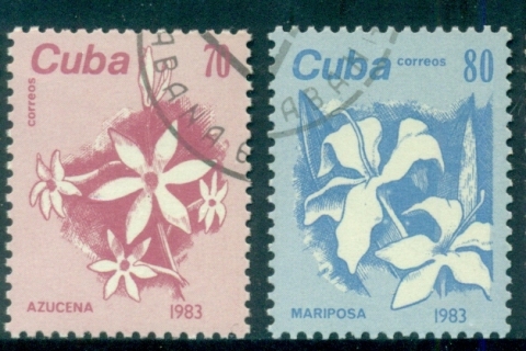 Cuba-1983-Flowers-CTO