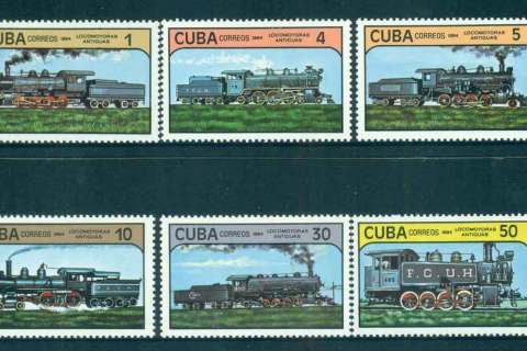 Cuba-1984-Trains-MUH-lot51885