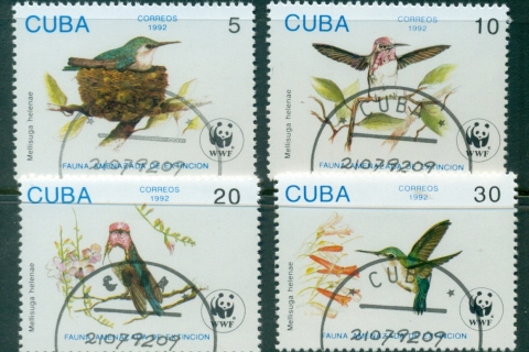 Cuba-1992-WWF-Birds-CTO