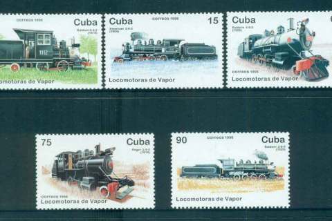 Cuba-1996-Steam-Trains-MUH-lot51884