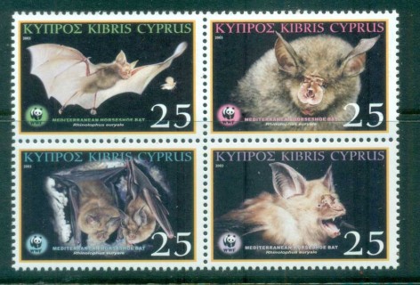 Cyprus-2003 WWF Mediterranean Horseshoe Bat