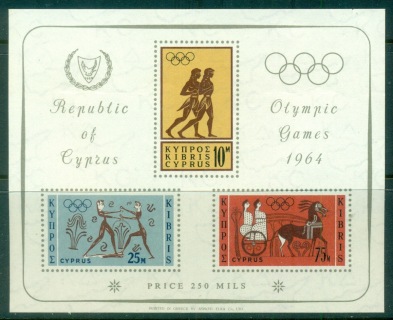 Cyprus-1964-Summer-Olympics-Tokyo-MS-MUH