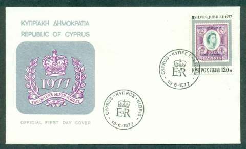 Cyprus-1977-Silver-Jubilee-FDC-lot50482