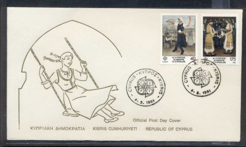 Cyprus-1981-Europa-Folklore-FDC