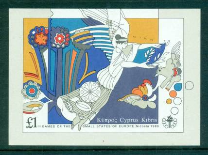 Cyprus-1989-Games-of-Small-European-States-MS-MUH-lot57551