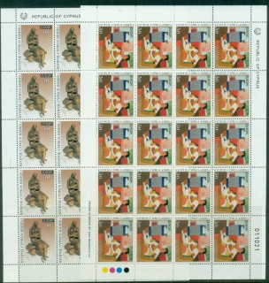 Cyprus-1993-Europa-sheets-MUH