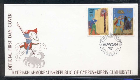 Cyprus-1997-Europa-Myths-legends-FDC