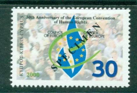 Cyprus-2000-European-Convention-of-Human-Rights-SPECIMEN-MUH-Lot23561