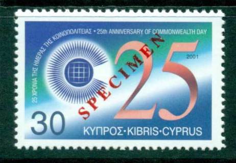 Cyprus-2001-Commonwealth-Day-SPECIMEN-MUH-Lot23540