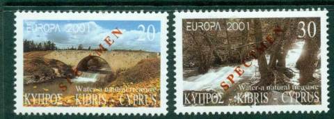 Cyprus-2001-Europa-SPECIMEN-MUH-Lot23538