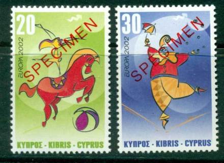 Cyprus-2002-Europa-SPECIMEN-MUH-Lot23551