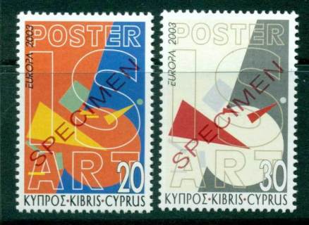 Cyprus-2003-Europa-SPECIMEN-MUH-Lot23554