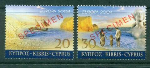 Cyprus-2004-Europa-SPECIMEN-MUH-Lot23533