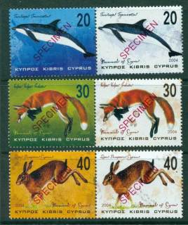 Cyprus-2004-Wildlife-Mammals-3x-pr-SPECIMEN-MUH-Lot23534