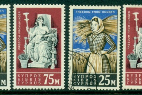 Cyprus-1963-FFH-Freedom-From-Hunger-MLH-FU-Lot16699