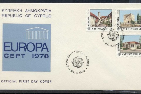 Cyprus-1978-Europa-Architecture-FDC