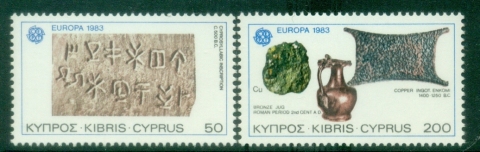 Cyprus-1983-EUROPA-Stamps-Inventions-MUH