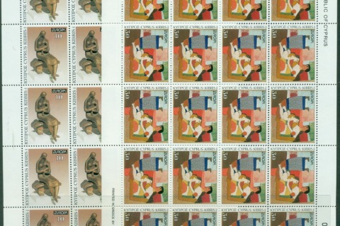 Cyprus-1993-Europa-sheets-MUH