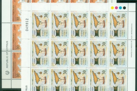 Cyprus-1994-Europa-sheets-MUH