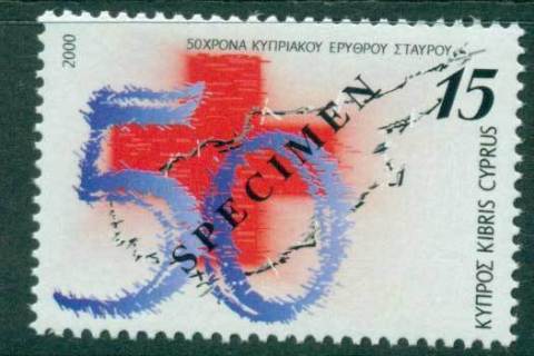 Cyprus-2000-Red-Cross-SPECIMEN-MUH-Lot23558