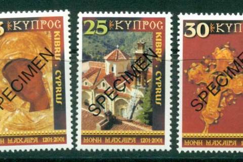 Cyprus-2001-Xmas-SPECIMEN-MUH-Lot23567