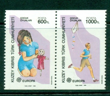 Cyprus-Turkish-1989-Europa-Booklet-Pair-MUH-Lot16487