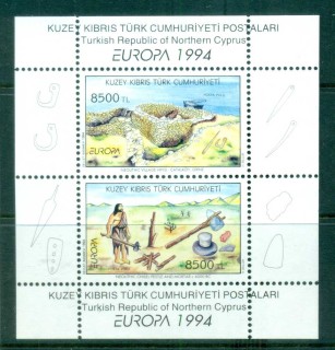 Cyprus-Turkish-1994-Europa-Archaeology-MS-MUH