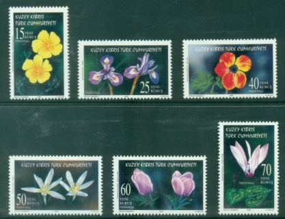 Cyprus-Turkish-2006-Wild-Flowers-MUH