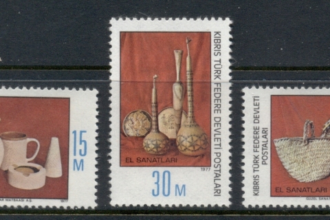 Cyprus-Turkish-1977-Handicrafts-MUH Cyprus-Turkish-1977-Handicrafts-MUH