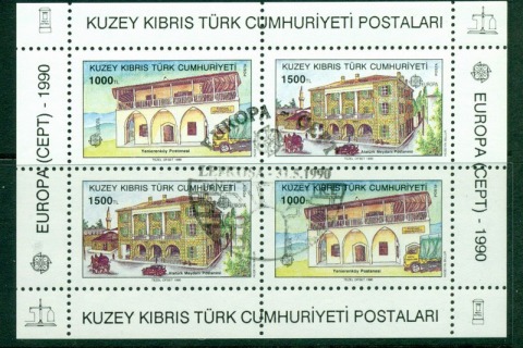 Cyprus-Turkish-1990-Europa-MS-CTO-Lot16494