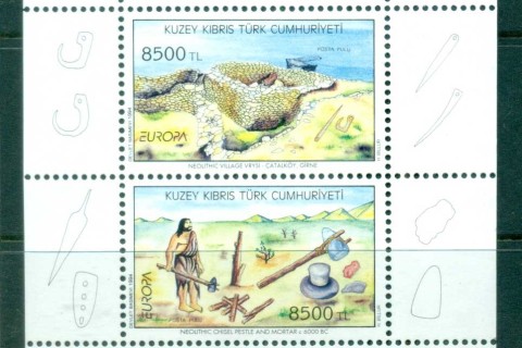 Cyprus-Turkish-1994-Europa-Archaeology-MS-MUH