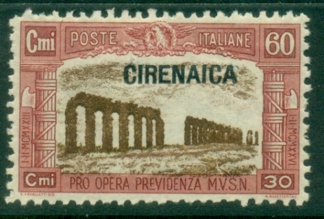 Cyrenaica-1927-Opera-60c-MLH Cyrenaica-1927-Opera-60c-MLH