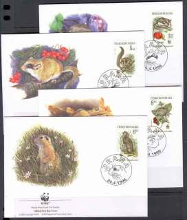 Czech-Republic-1996 WWF Cech Rodents