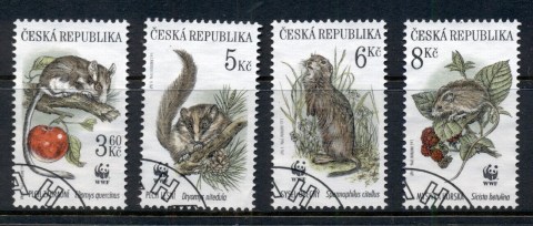 Czech-Republic-1996-WWF-Rodents-CTO