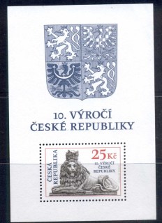 Czech-Republic-2003-Czech-Rep-10th-Anniversary-MS-MUH