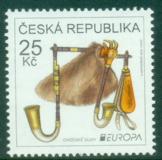 Czech-Republic-2014-EUROPA-Stamps-Musical-Instruments-MUH