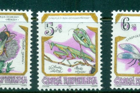 Czech-Republic-1995-European-Nature-Conservation-Insects-MUH