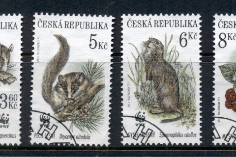 Czech-Republic-1996-WWF-Rodents-CTO