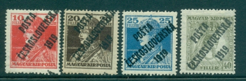 Czechoslovakia-1919-Asst-Opt-to-40f-MLH-lot37972