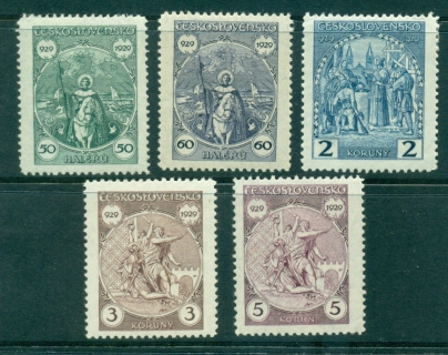 Czechoslovakia-1929-St-Wenceslas-MLH-lot38003