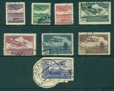 Czechoslovakia-1930-39-Airmail-Asst-FU-lot41052