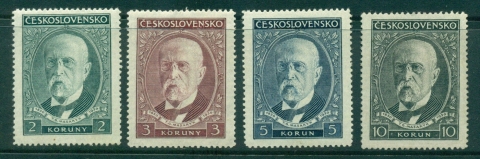 Czechoslovakia-1930-Masaryk-MLH-lot38007