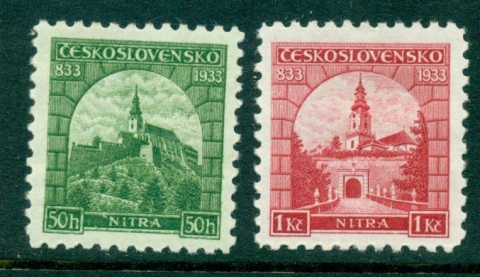 Czechoslovakia-1933-Christian-Church-at-Nitra-MLH-lot38010