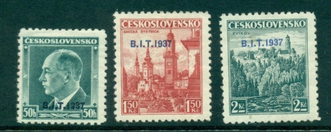 Czechoslovakia-1937-Labor-Bureau-Opt-MLH-lot41082