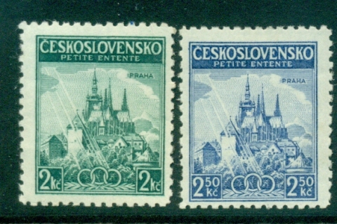 Czechoslovakia-1937-Prague-Cathederal-MLH-lot38027