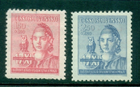 Czechoslovakia-1945-Students-Congress-MLH-lot41133