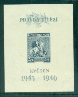 Czechoslovakia-1946-Liberation-MS-MUH-lot70567