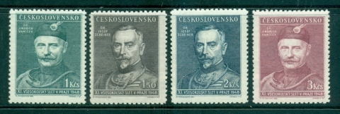 Czechoslovakia-1948-11th-Sokol-Congress-MUH-lot38099