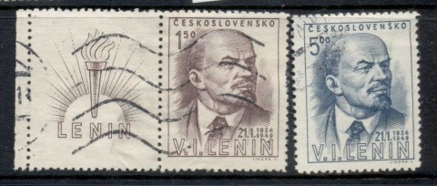 Czechoslovakia-1949-Lenin-FU