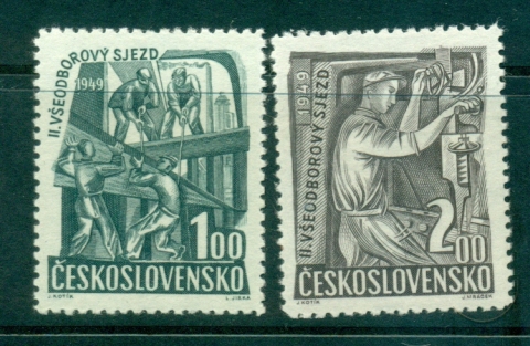 Czechoslovakia-1949-Trade-Union-Congress-MUH-lot38132